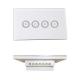 US 1 2 3 Gang Home Automation Light Switches 1800w 120*72*34 Mm 50Hz~60Hz
