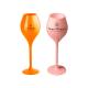 Food Grade Plastic Veuve Clicquot Wine Champagne Glass For Outdoor Events Parties