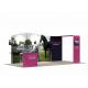 Outdoor 10x20 Ft Interactive Trade Show Displays UV Resistant For Retail Display System