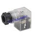 9.4MM 2+1GND DIN43650C IP65 MPM Solenoid Electromagnetic Induction Coil Connector