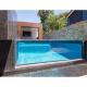 Outdoor Above Ground Swimming Pool with High Light Transmission and Customization