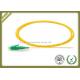 LC / APC Pigtail Fiber Optic Cable Single Mode 0.9mm Simplex With Green Tip