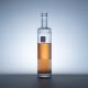 Super Flint Glass Collar Tall Transparent Glass Bottles for Vodka
