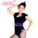 Sequin Jazz Dance Uniforms Black Swan Leotard Fur Jacket For Modern Dancing