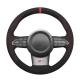 Perfectly DIY Fluffy Faux Suede Steering Wheel Cover for Toyota Yaris Cross GR 2020 2021 2022