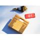 Vintage Rectangle Bamboo Evening Clutch Bags Box Shaped For Summer Vacation