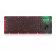 Industrial Metal Backlit USB Keyboard With 25mm Optical Trackball For Outdoor Application