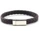 Fashion men bracelet leather with magnetic buckle