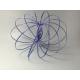 Purple Color Metal Spiral Toy , Kinetic Arm Springy Quickly Delivery