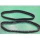 75mm Wide Rubber Fiber small snowmobile track 68 Links