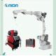 6-Axis Arm Industrial Welding Robot Arc Welding Robot Station With Vision System 2 Meters Payload 12kg