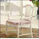 modern solid wood white dining arm chair furniture