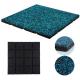 Eco Friendly Gym Floor Tiles Anti Slip Rubber Flooring Mats Shock Absorbing