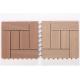 Wood Grain Pattern WPC Outdoor Decking Floor Tiles for Synthetic Wood Plastic Composite