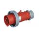 4P 32A IP67 Weatherproof Red 3rd Generation Industrial Plug Screwless China Manufacturer part no. 294