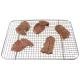 304 316 SS Wire Mesh Baking Tray Custom Size With Electrolytic Polishing Surface
