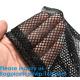 Durable Nylon Mesh Bag with Sliding Drawstring Cord Lock Closure,Large Black Mesh Bag ECO-FRIENDLY PREMIUM WASHABLE GROC