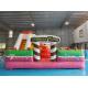 New Design PVC Inflatable Bouncy Castle Cheese Time Inflatable Fun City With High Slide Obstacle Course For Rental