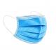 Disposable Earloop Face Mask Blue And White / Mouth Mask Disposable