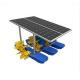 2 Impeller Solar Paddle Wheel Aerator