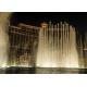 Beautiful Dancing Water Show , Led Color Changing Fountain With Air Nozzle