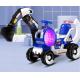 Unisex Children's Electric Toys Excavator Engineering Ride On for Kids 6V4.5AH Battery