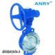 PN16 Double Eccentric Stainless Steel Butterfly Valve  With Gearbox