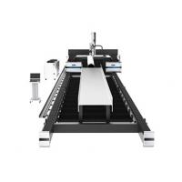 Gantry Fiber Laser Steel Beam Cutting Machine Cutting Holes And Plate Together