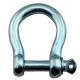 Marine Hardware Fittings European Type Large Bow Shackles With Customized Color