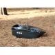 Black RC boat DESS autopilot remote control bait boat DEVC-110