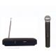 LS-7110 competitive cheap price single channel UHF wireless microphone with one handheld / shure style/  micrófon
