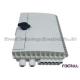 Pole Or Wall Mounted Fiber Distribution Box For 1x8 LGX PLC Fiber Optic Splitter