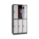 Six door Metal Clothes Cabinet Locker Steel Wardrobe Lockers