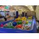 Inflatable Ball Game Blue Inflatable Water Pool For Advertising / Blow Up Swimming Pool