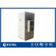 40U Air Conditioner Outdoor Telecom Enclosure 19 Inch Rack Front Access