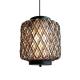 Decorative Rattan Pendant Light , Small Outdoor Rattan Chandelier Water Resistant