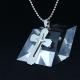 Fashion Top Trendy Stainless Steel Cross Necklace Pendant LPC346