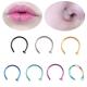 Fake Nose Ring Lip Ring C Clip Kylie lip Piercing Burun Nose Rings Hoop for Women Neuspiercing Body Jewelry