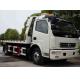 Emergency Tow Truck Wrecker Flatbed DONGFENG 4 Tons 5.6 Meters 120hp Car Carrier