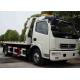 Emergency Tow Truck Wrecker Flatbed DONGFENG 4 Tons 5.6 Meters 120hp Car Carrier