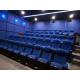 Inner Plywood Folding Cinema Theater Chairs High Density Sponge With Cupholder
