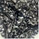 Classic Black Color 100% Polyester Sequins Embroidery Fabric For Decorate