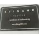 New arrival QR code black Metal Business Card