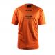 Sublimation Printing Orange T-Shirt for Men S/M/L/XL Custom Logo Craft Printing Promotion