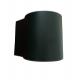 Black Finish External LED Up And Down Wall Lights 3.2V Rechargeable IP65 100 Lumen