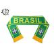 FIFA Soccer Club Custom Printed Scarves Polyester Fleece World Cup Event Celeration