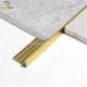 L Shape Metal Tile Trims Bright Gold 12.5mm For Tile Decoration