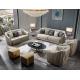 ODM 3 Seats Leather Living Room Sofas Modern Filling With Down Feather