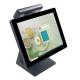 Aluminum Base Touch Cash Register 280A POS Terminal 15''/15.6'' HD Main Display With 9.7'' Customer Display for Win