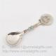 Enamelled metal Paris travel souvenir spoon with color filled wholesale for cheap